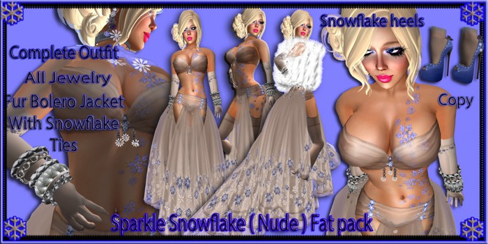 sparkle ( Nude) Fat pack