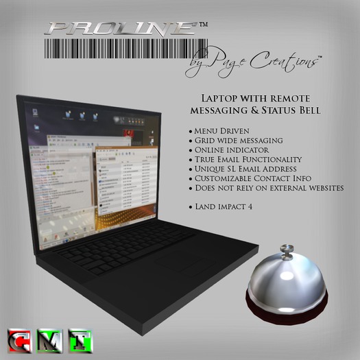 PROLine Laptop v2.2 - Black w Remote Service Bell