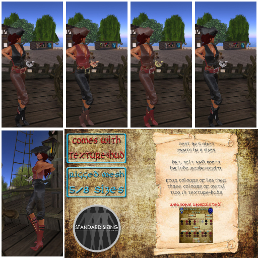 *NWD* -Modern Clothing* Pirategirl Costume
