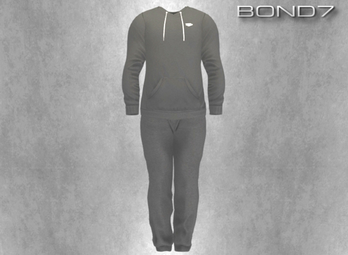 *BOND7* V-neck Longsleeve (Black)
