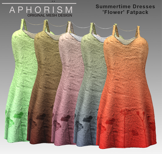 !APHORISM! Summertime Dress - Flower - Fatpack