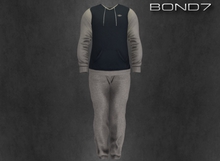 *BOND7* V-neck Longsleeve (Black)