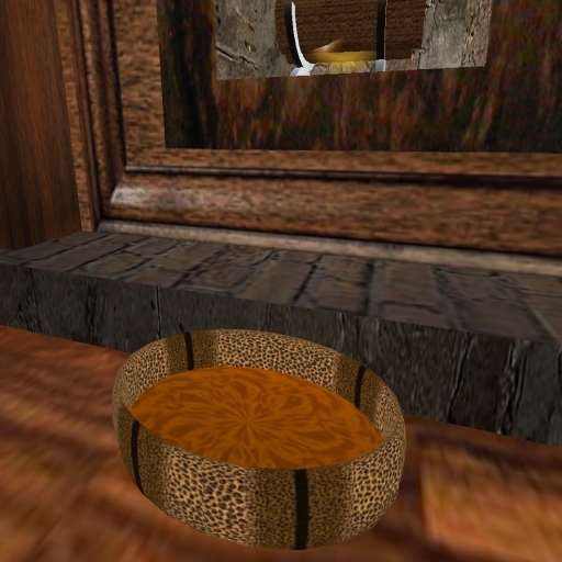 Leopard Kitty Bed Basket