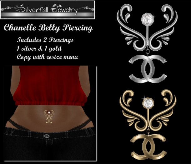 Chanelle Belly Piercing