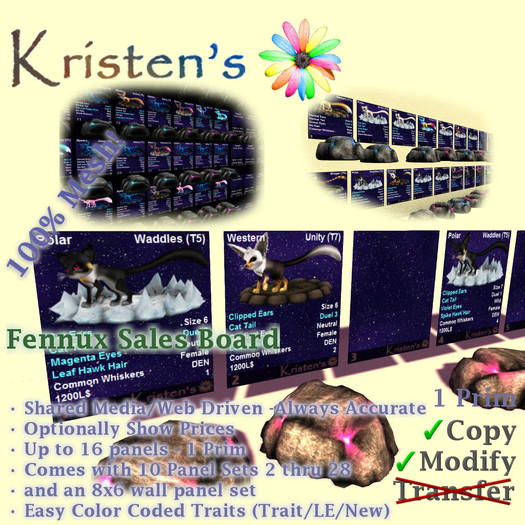 Kristen's @ - Fennux Media Sales Board