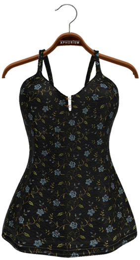 !APHORISM! Sun-Kissed Top - Black Pattern