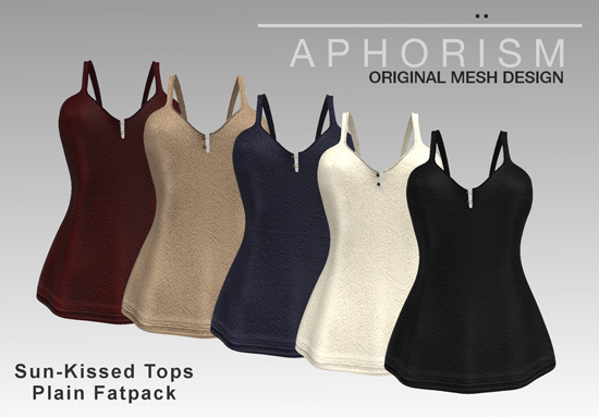 !APHORISM! Sun-Kissed Top - Colours Fatpack