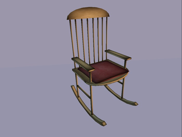 Mesh Rocking Chair Full Perms