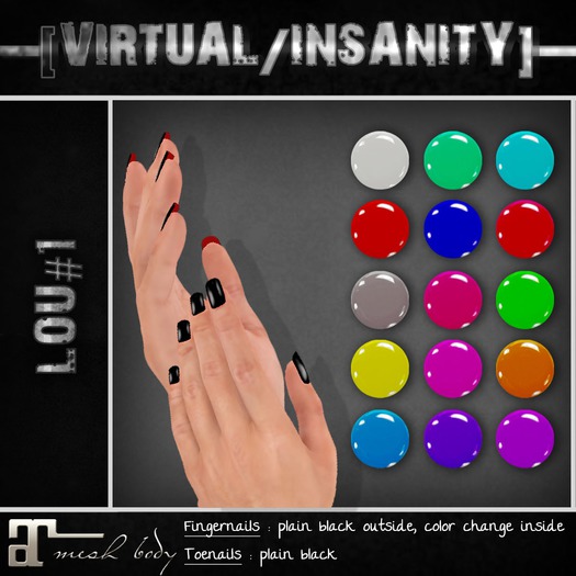 [V/I] MAITREYA Mesh Body Nails Applier - APPLES #1