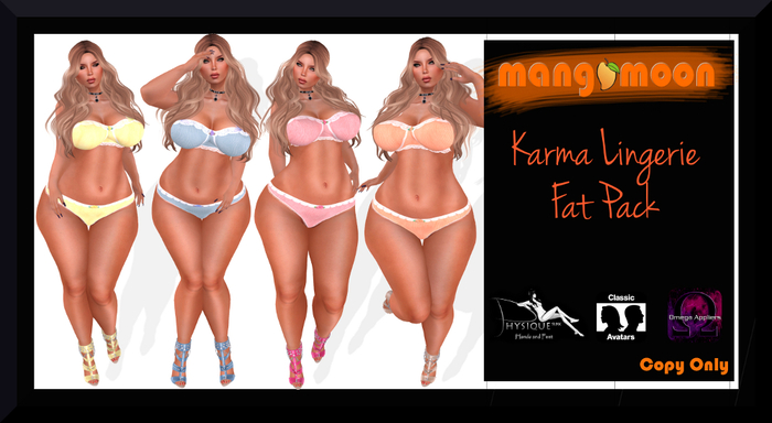 Mangomoon Karma Lingerie Fat Pack