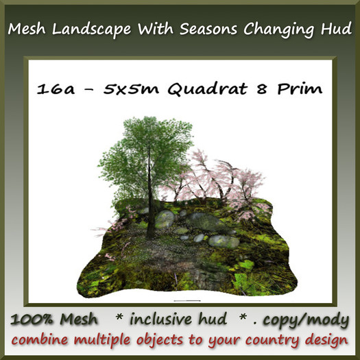 16a Mesh Garden/Landscaping Saisons Set 5x5m quadrat