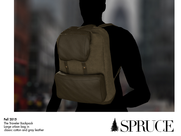 The Traveler Backpack - Classic Cotton - by SPRUCE