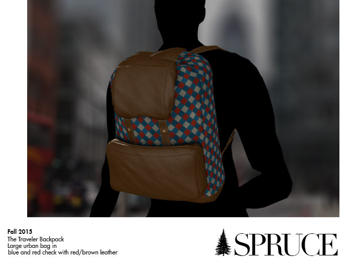 The Traveler - tan stripes - by SPRUCE