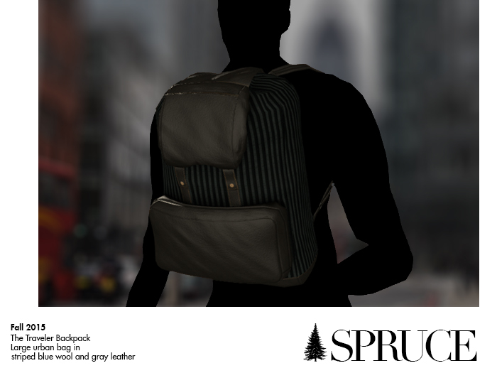 The Traveler - tan stripes - by SPRUCE