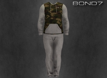 *BOND7* Ronto Sweatsuit (Camo Green/Heather)