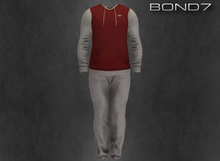 *BOND7* Ronto Sweatsuit (Crimson/Heather)