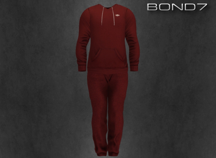*BOND7* Ronto Sweatsuit (Maroon)