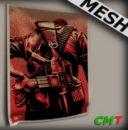 Mesh poster - Obey 2