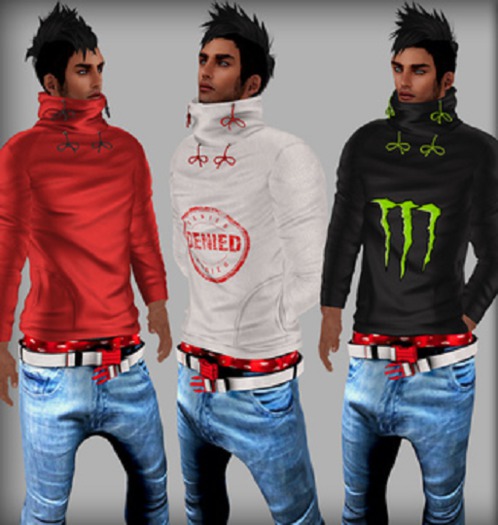 3 RIGGED HOODIE SWEATERS  HOT BOY PACKAGE 