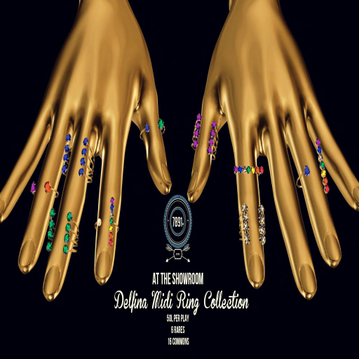 [7891.] Delfina Midi Ring Collection #antigacha
