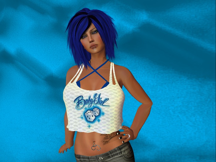 *Mesh BabyGirl w/Dice Halter*