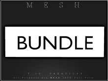 T-3D Creations [ BUNDLE - C - ]  Regular MESH - Full Perm -