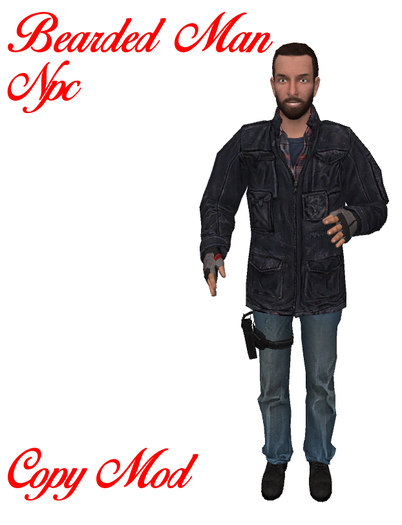 AL - Man - BeardedStandingHolster 1 LI