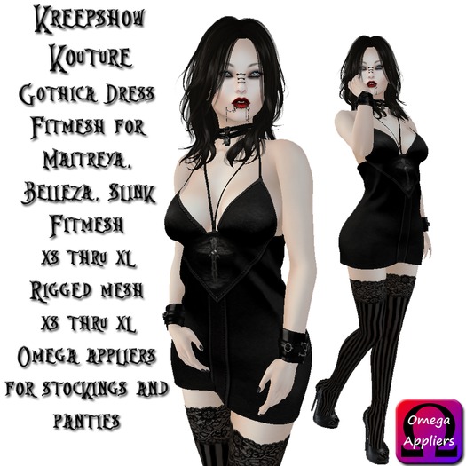 .:KK:. Gothica Dress HUD Giver