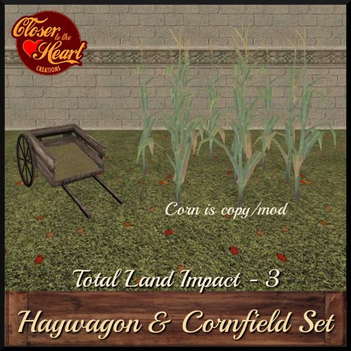 Haywagon & Cornfield Set