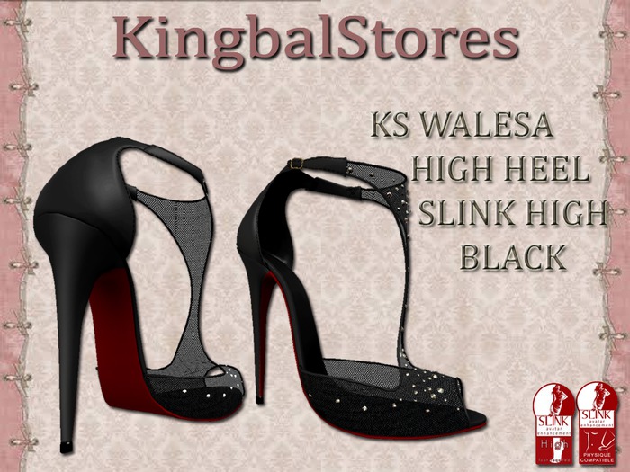KS WALESA HEELS-RIGGED- SLINK HIGH [MAITREYA-BELLEZA-e-BODY-SLINK-TMP]