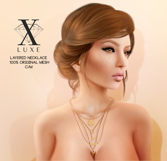 LUXE.Layered Necklace Silver