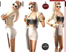 Pic freya mesh skirt and jacket