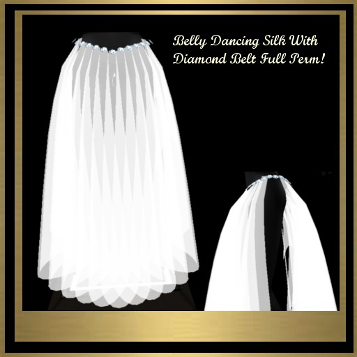 ***LBR Belly Dancing Silk with Diamond Belt Full Perm***
