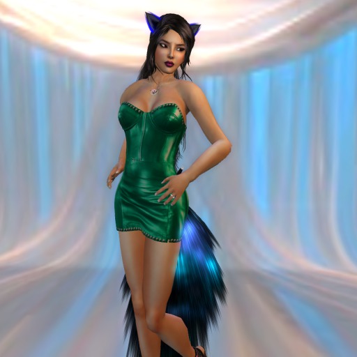 KC Mini Dress Metal Mint