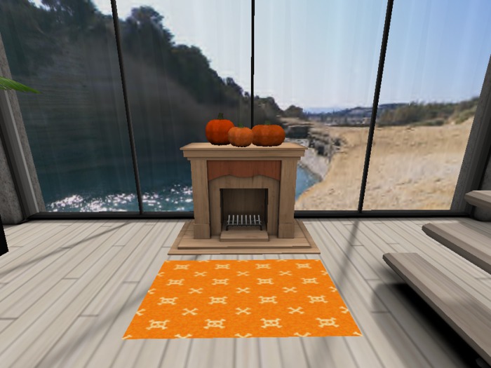 Halloween fireplace 2 boxed