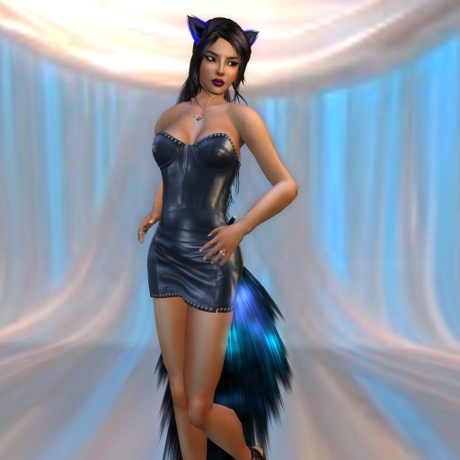 KC Mini Dress Disco Sky