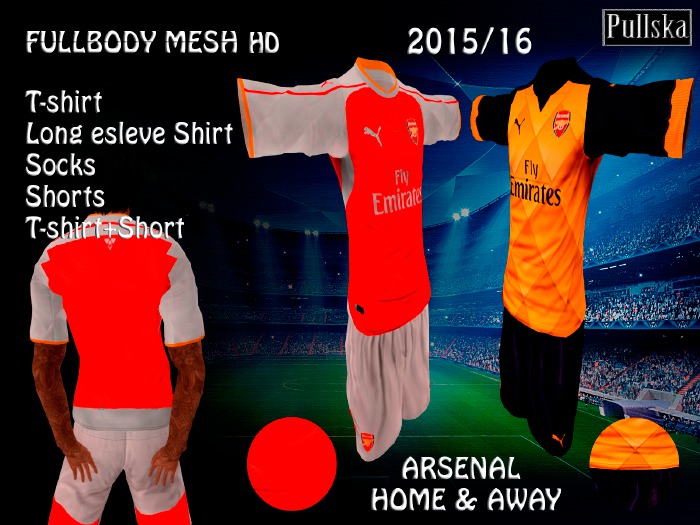 KITS ARSENAL HOME / AWAY 15/16 