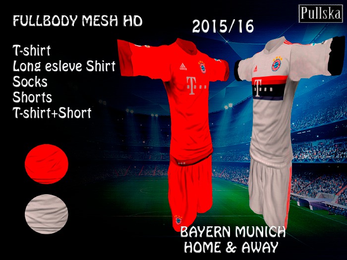 KITS BAYERN MUNICH HOME / AWAY 15/16 