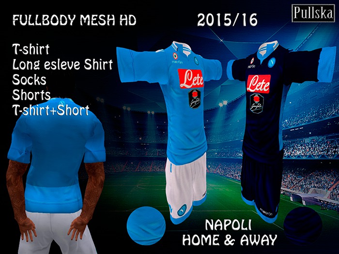KITS NAPOLI HOME / AWAY 15/16 