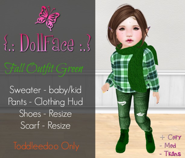 {.: DollFace :.} - Fall Outfit Green