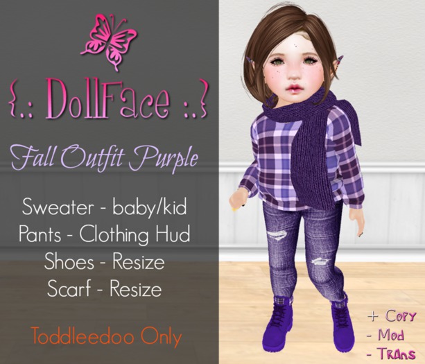 {.: DollFace :.} - Fall Outfit Purple