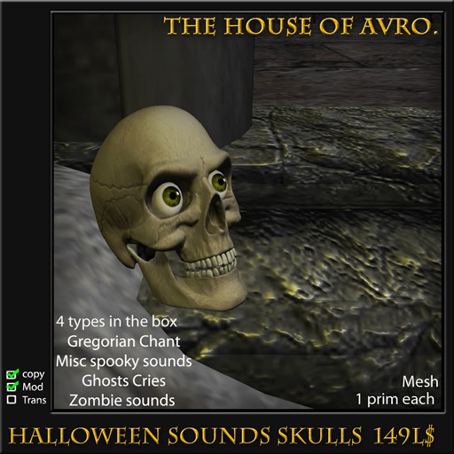 Halloween Sounds Skulls Boxed