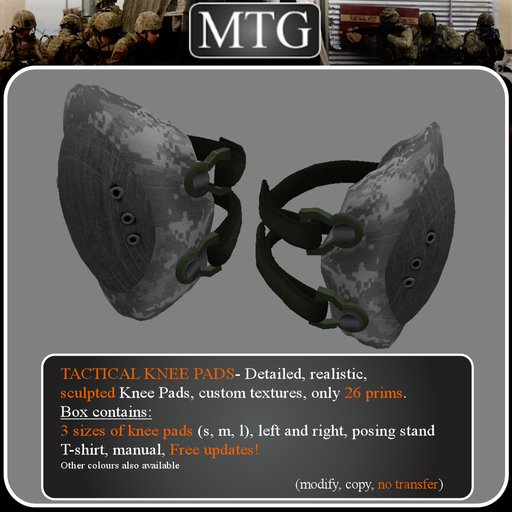 >>MTG<< Tactical Knee Pads UCP /tactical/ protective / army / skateboard / sport 