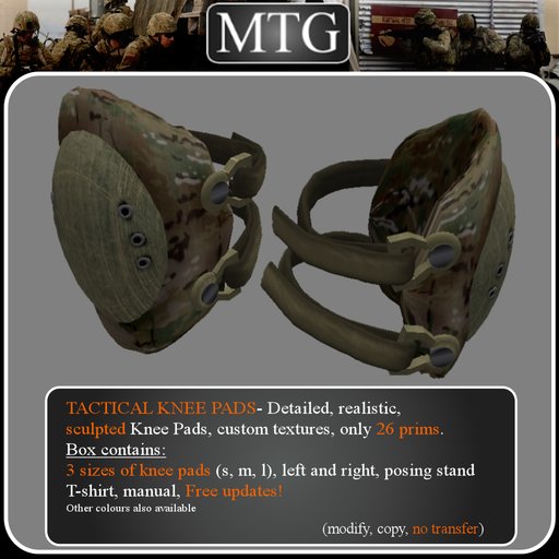 >>MTG<< Tactical Knee Pads MULTICAMIL /tactical/ protective / army / skateboard / sport 