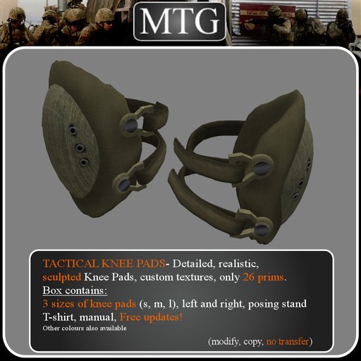 >>MTG<< Tactical Knee Pads Coyote Brown /tactical/ protective / army / skateboard / sport 