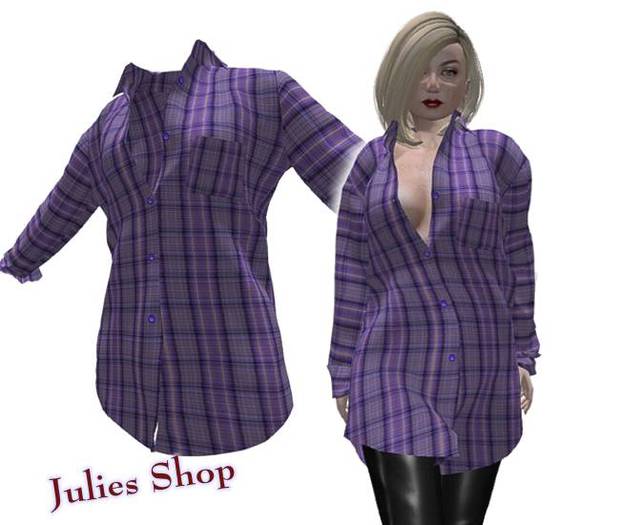 Süsse Kariertes Hemd Holzfäller Hemd Lilac