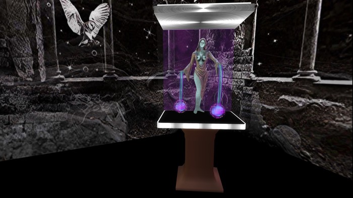 Lady Amazed... Encased