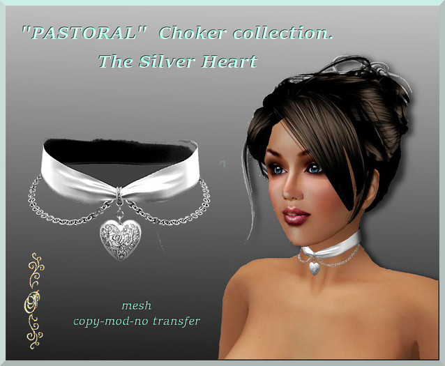 "PASTORAL" Choker collection, THE SILVER HEART