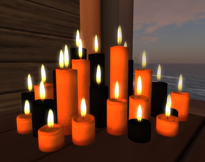 Halloween Cluster Candles