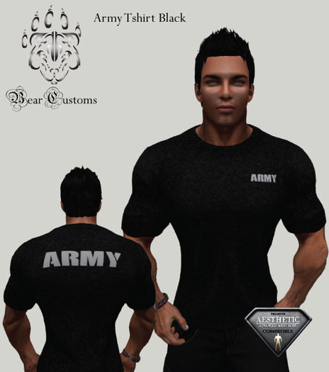 Army Tshirt Black